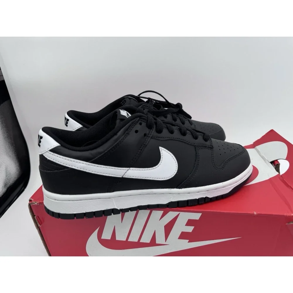 Size 8 Mens Nike Dunk Low Black White DJ6188-002 Reverse Panda NEW with box